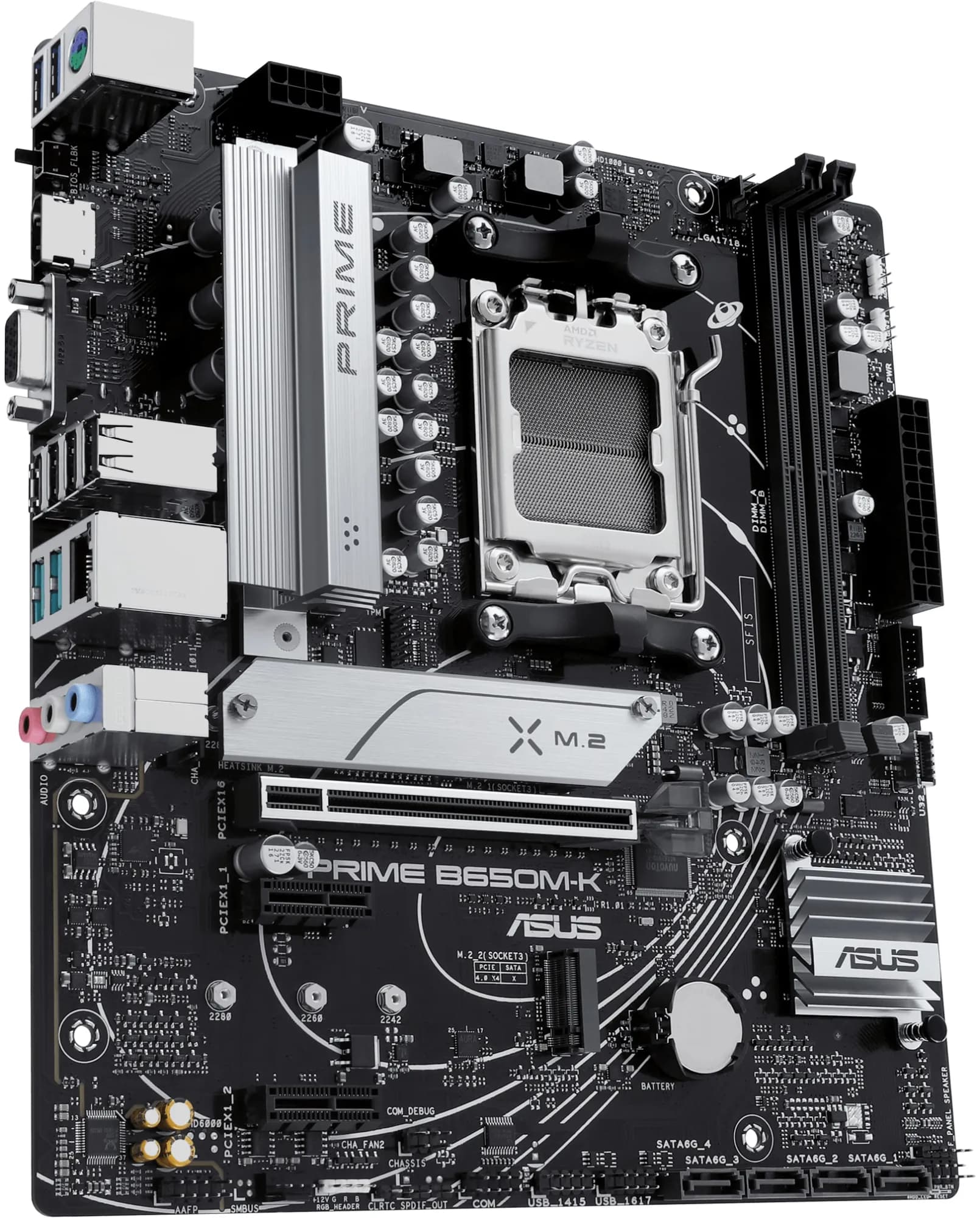ASUS PRIME B650M-K Micro-ATX Motherboard صورة رقم 2