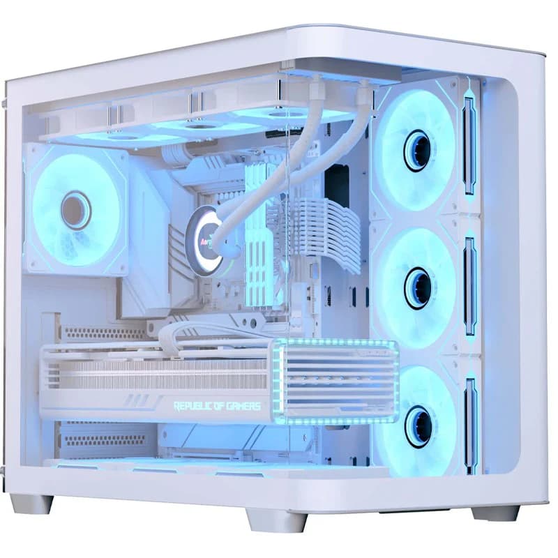 AeroCool P500C Mid-Tower Gaming Case and PSU Lux Pro 750W Bronze صورة رقم 2
