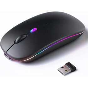 Dual Mode Rechargeable Wireless Bluetooth Mouse